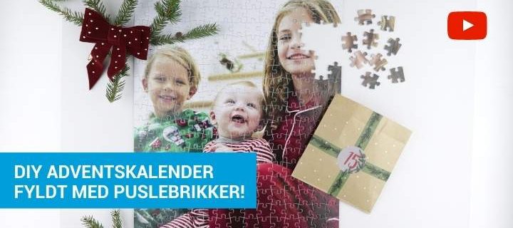 Lav din egen julekalender med puslespil!