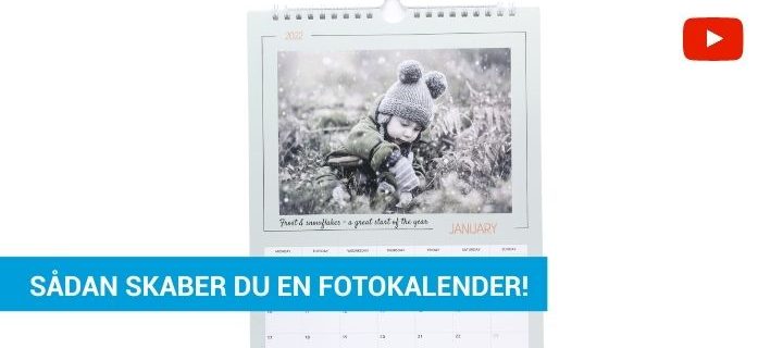 ��️ DIY VIDEO - Sådan skaber du en personlig kalender af dine billeder!