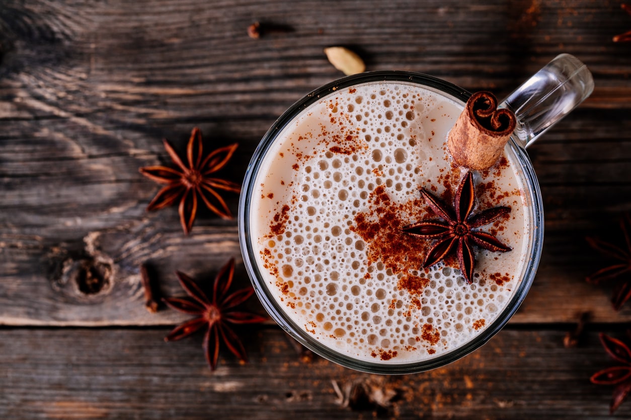 Un bon thé Chai latte