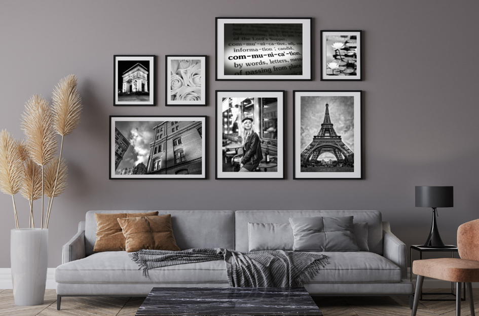 Wandgestaltung: Bilder perfekt in Szene gesetzt - smartphoto