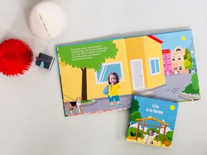 Livre de lecture personnalisable pour enfants avec photo fillette