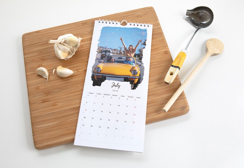 Calendrier de cuisine personnalisable avec photos