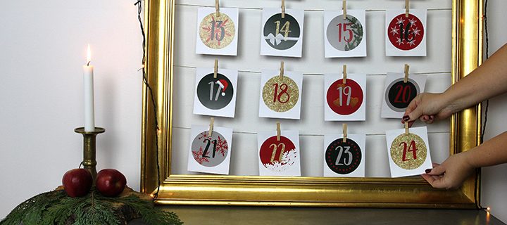 DIY – How to make an Advent calendar with your photos!