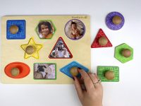VIDEO DIY – from wooden peg puzzle to photo puzzle in minutes!