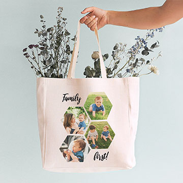 Canvas Shopping Tote Bag