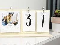 DIY VIDEO – How to make your own modern photo calendar!