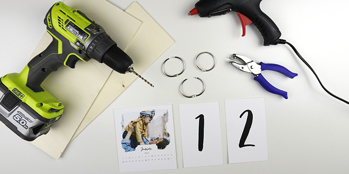 DIY VIDEO - How to make your own modern photo calendar!