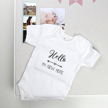 Designing your own baby bodysuit.