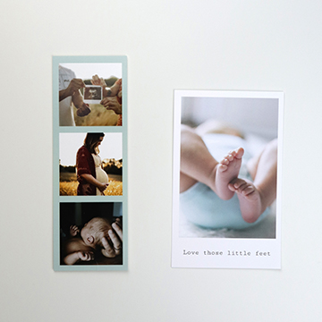 beautiful photo strip or luxury prints