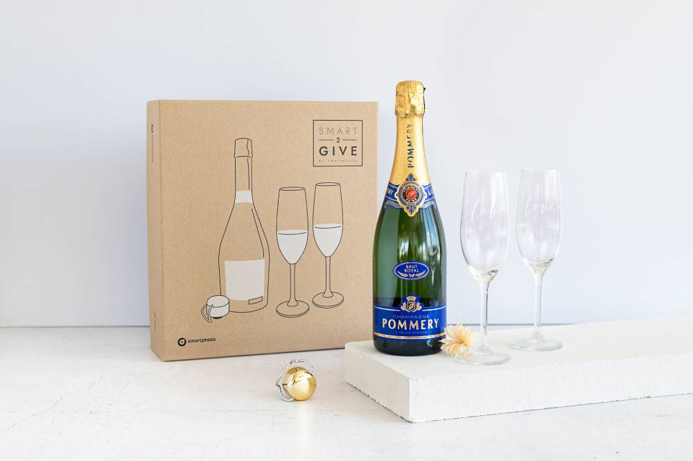 cadeaupakket bubbels met Pommery