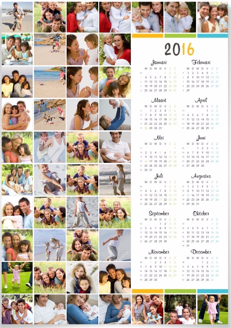 Jaarplanner design kalender