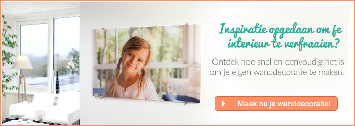 foto op metaalplaat interieur