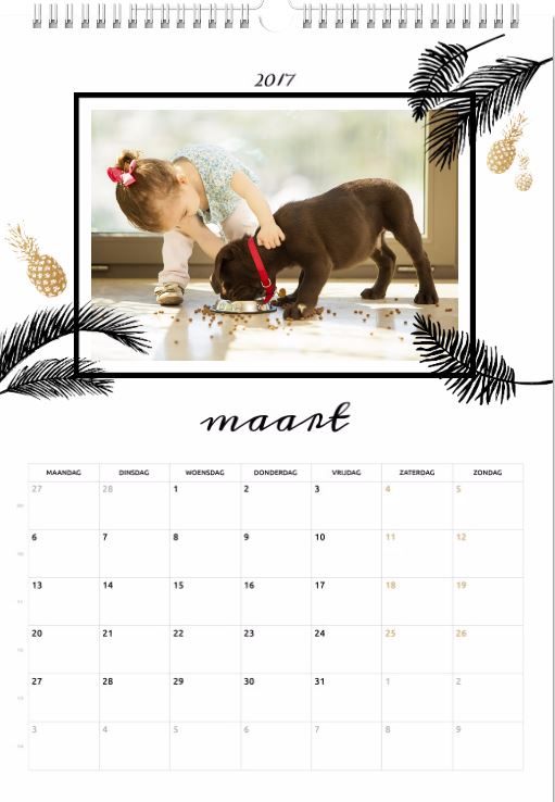 Fotokalender maken met eigen foto's