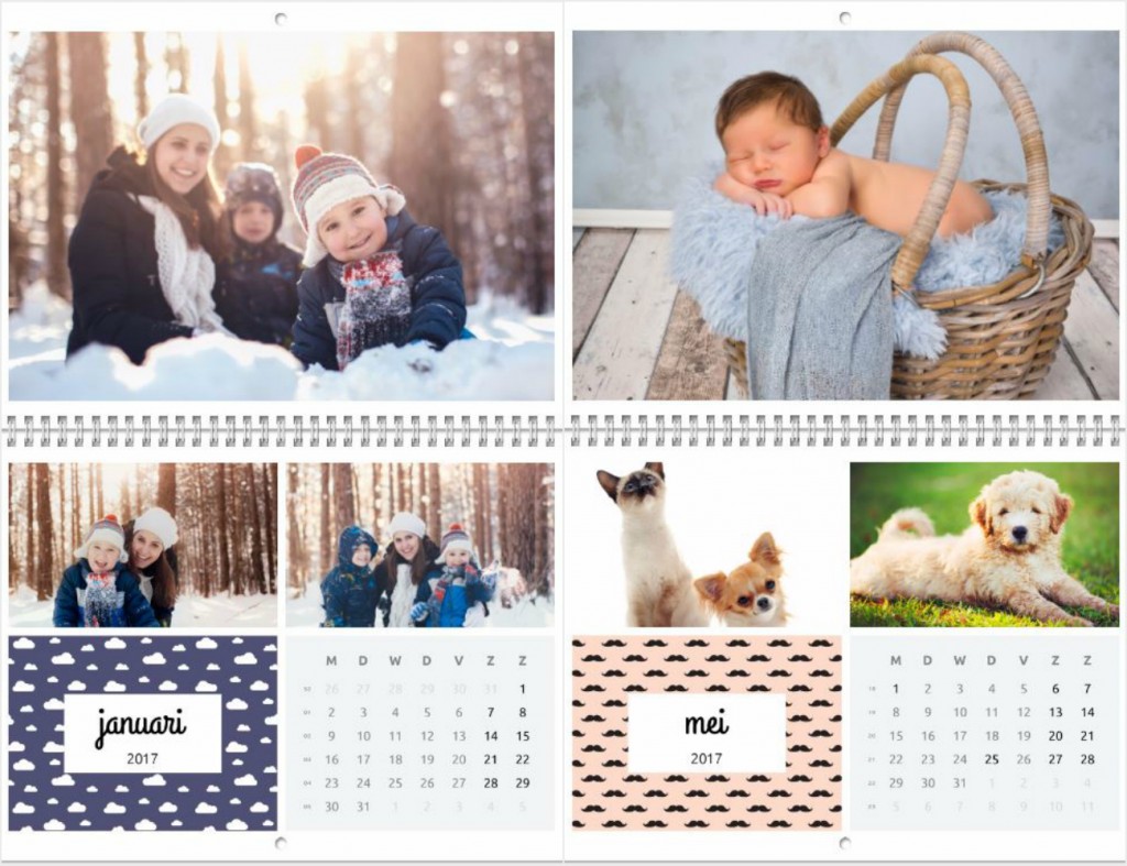 kalender met eigen foto's