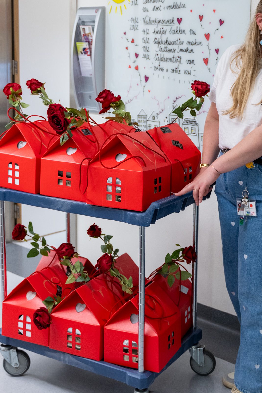 Valentijnsontbijt op de kinderafdeling van ZNA