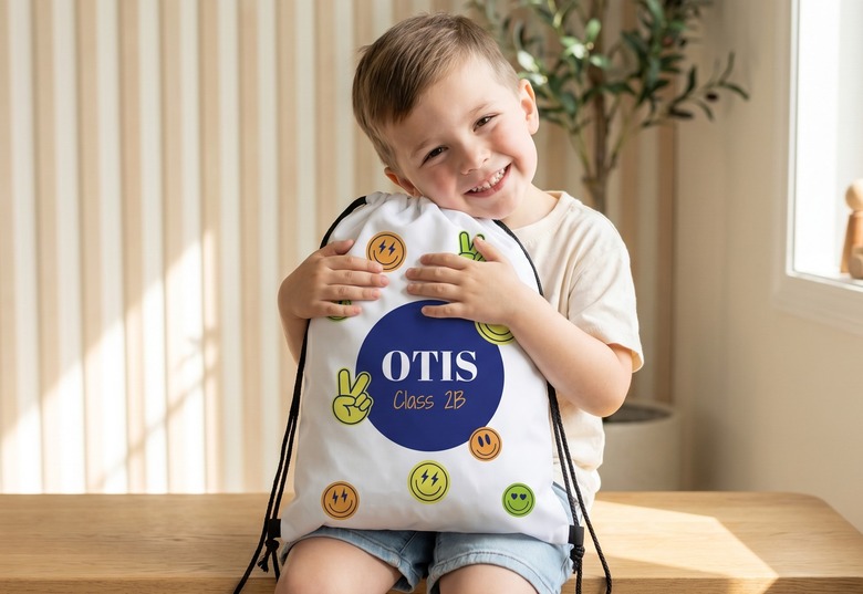 Back to school gepersonaliseerde schoolspullen - turnrugzak