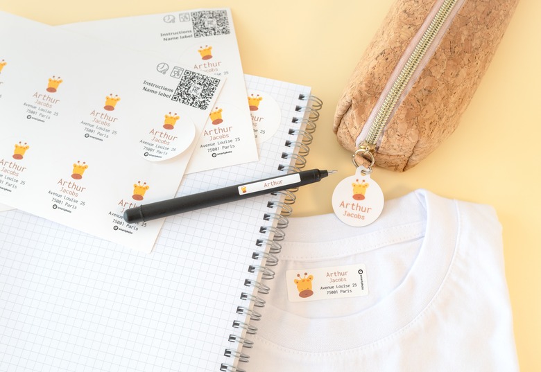 Back to school gepersonaliseerde schoolspullen - naamstickers