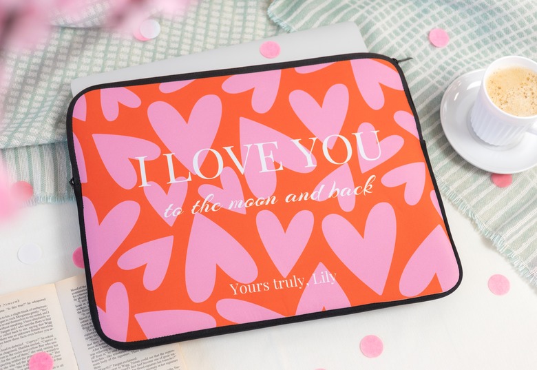 Gepersonaliseerde laptophoes voor moederdag