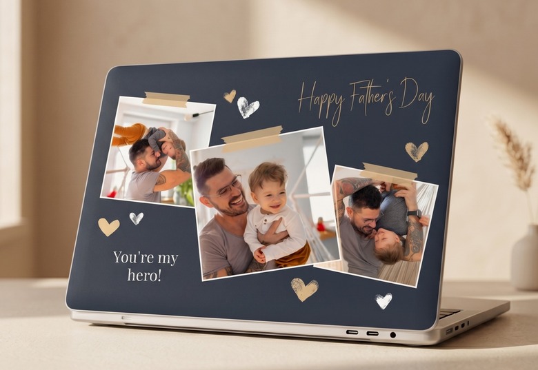 Gepersonaliseerde macbook case voor vaderdag