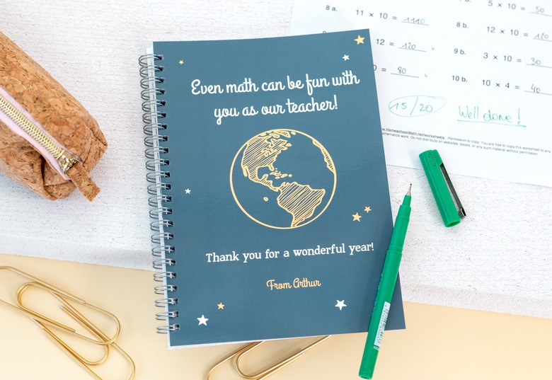 Gepersonaliseerde schrift cadeau juf of meester