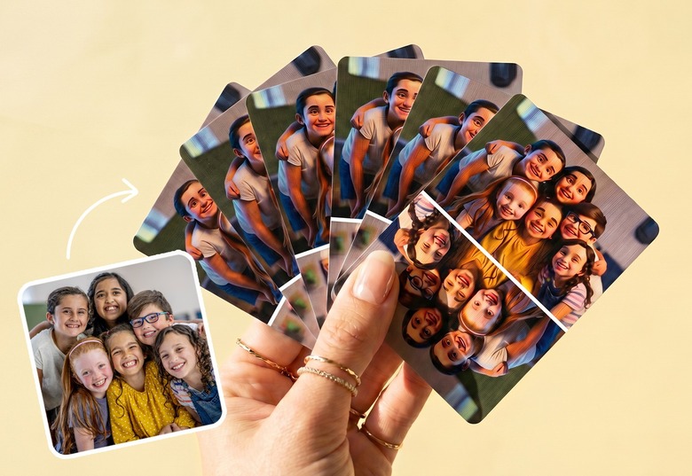 Gepersonaliseerde speelkaarten cadeau juf of meester