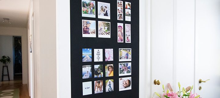 DIY VIDEO – Create a magnetic photo wall with your favourite photos!
