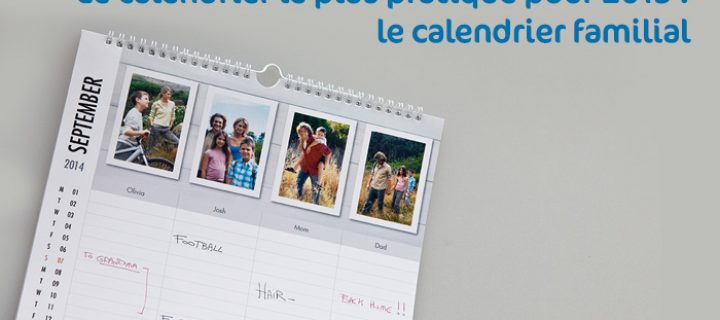 Calendrier 2015 le plus pratique : le calendrier familial