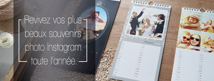 Un calendrier personnalisable avec vos photos Instagram