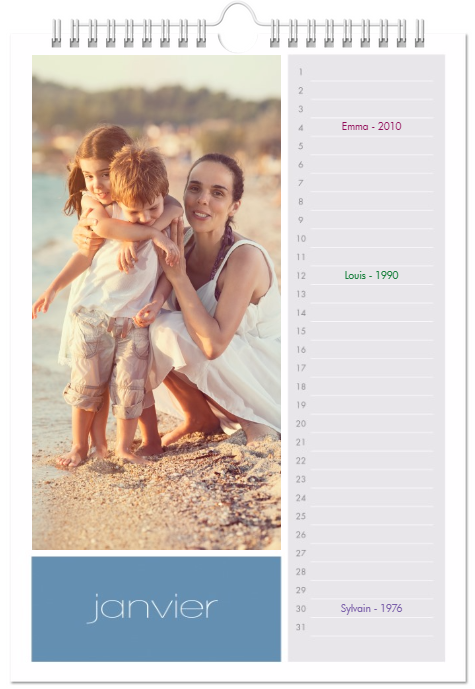 Calendrier Anniversaire Personnalise Astuces De Creation