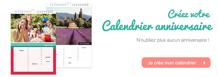 calendrier anniversaire personnalise