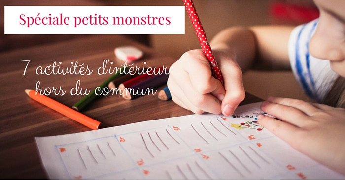 activités intérieures pour enfants