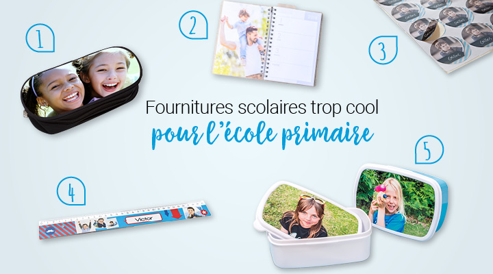 Fourniture scolaire trop cool pour l'école primaire