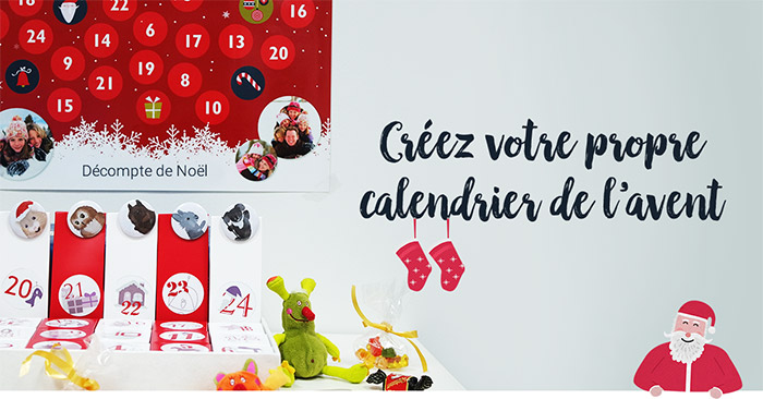 fabriquer un calendrier de l'Avent