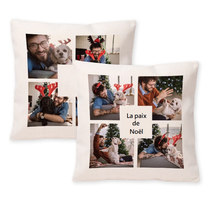 textes & citations pour cadeau de Noël coussin