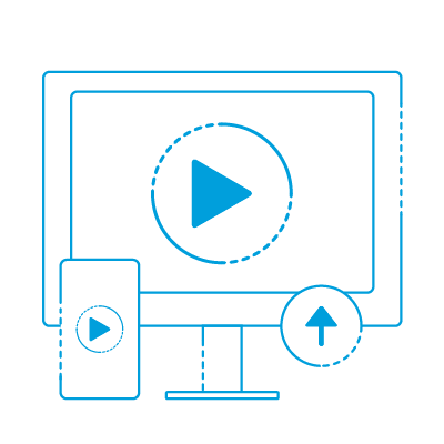 images illustrant les étapes d'utilisation des vidéos en réalité augmentée sur les produits smartphoto