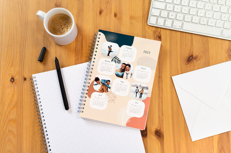 Cahier avec planning 2023 - pour notes ou bullet journal