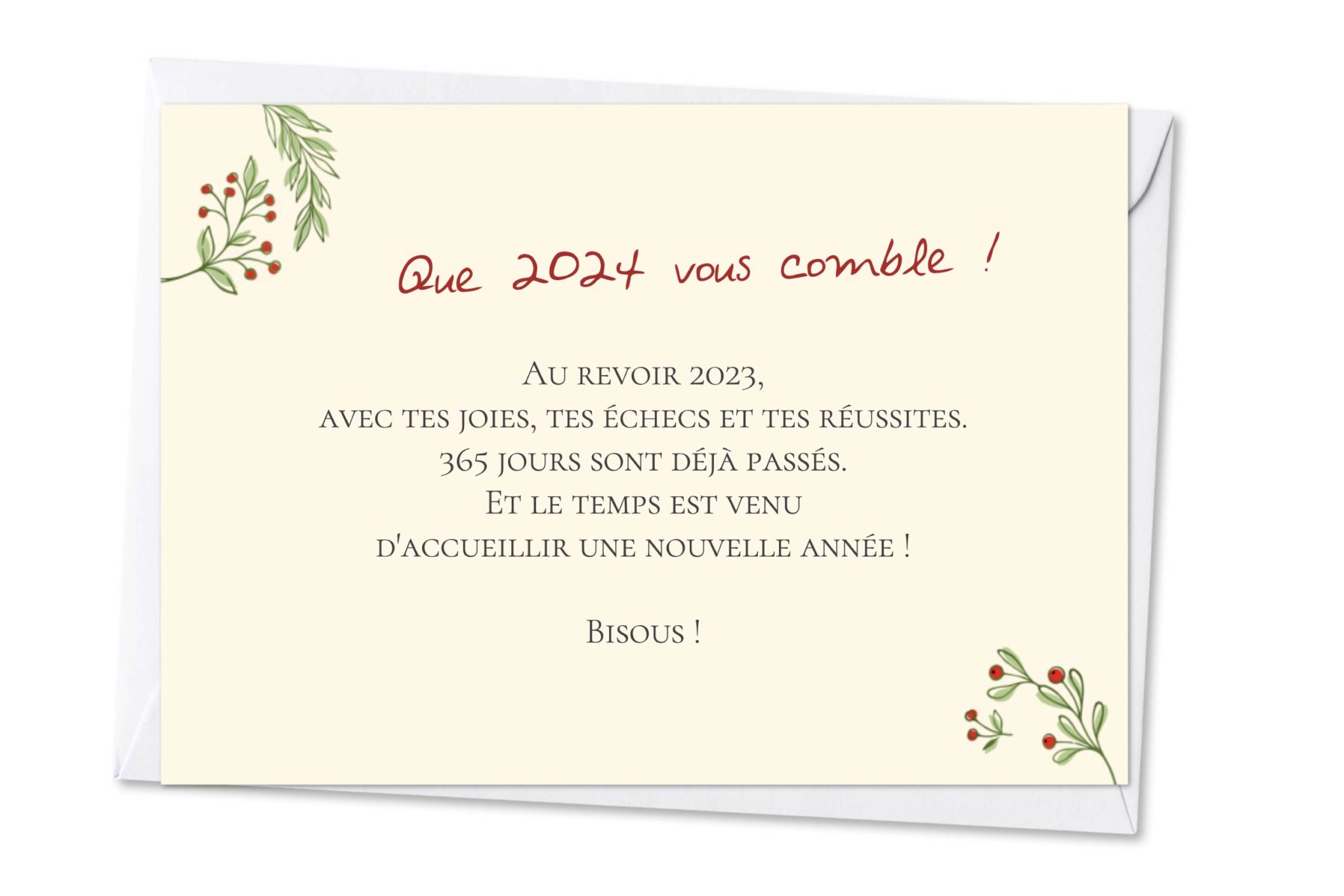 30 textes pour vos vœux de joyeux Noël et Bonne année 2024