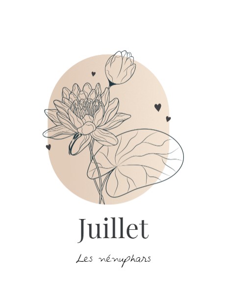 Design fleur de naissance - juillet - smartphoto