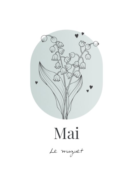 Design fleur de naissance - mai - smartphoto