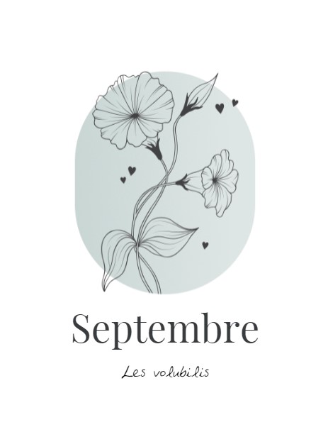 Design fleur de naissance - septembre - smartphoto