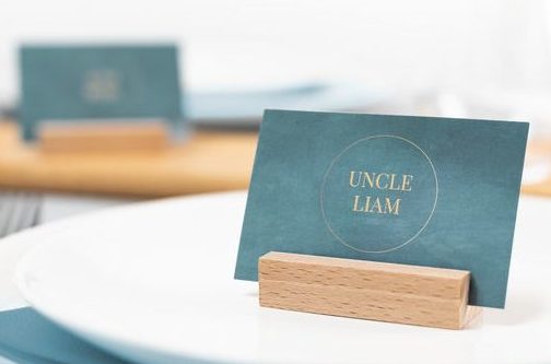Marque-place déco et préparatifs mariage