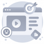 Download premium flat icon of video marketing