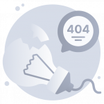 404 Issue -Flat Web and Mobile App Icons