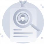 Identity Verify -Flat Web and Mobile App Icons