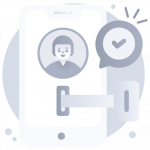 Mobile Security -Flat Web and Mobile App Icons