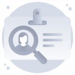 Verify Identity -Flat Web and Mobile App Icons