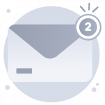 Mail Notification -Flat Web and Mobile App Icons