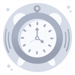 Wall Clock -Flat Web and Mobile App Icons
