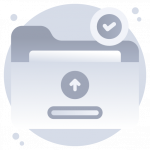 Upload Completed -Flat Web and Mobile App Icons