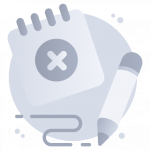 No Task -Flat Web and Mobile App Icons